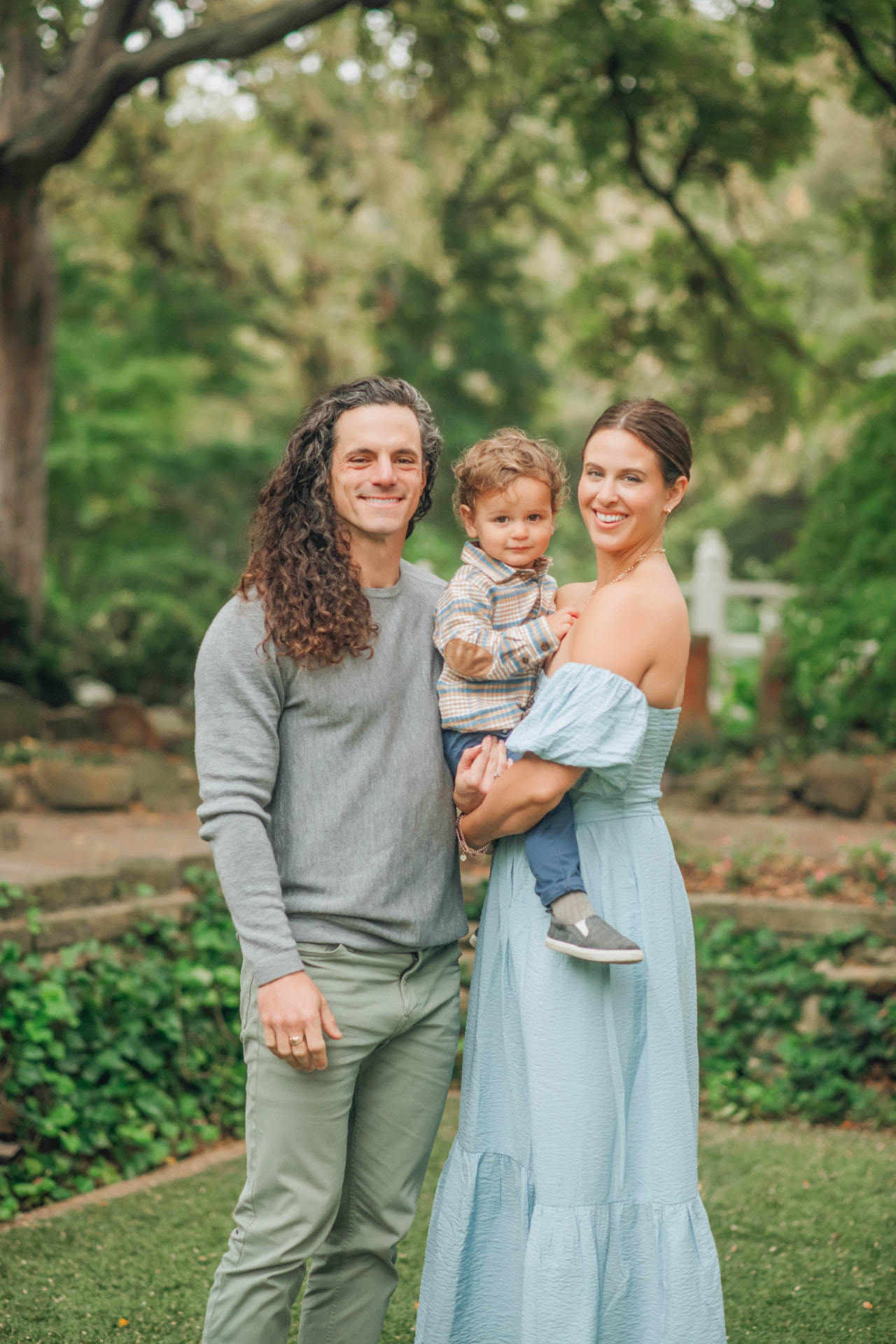 Anthony Geha with his family in the East Bay